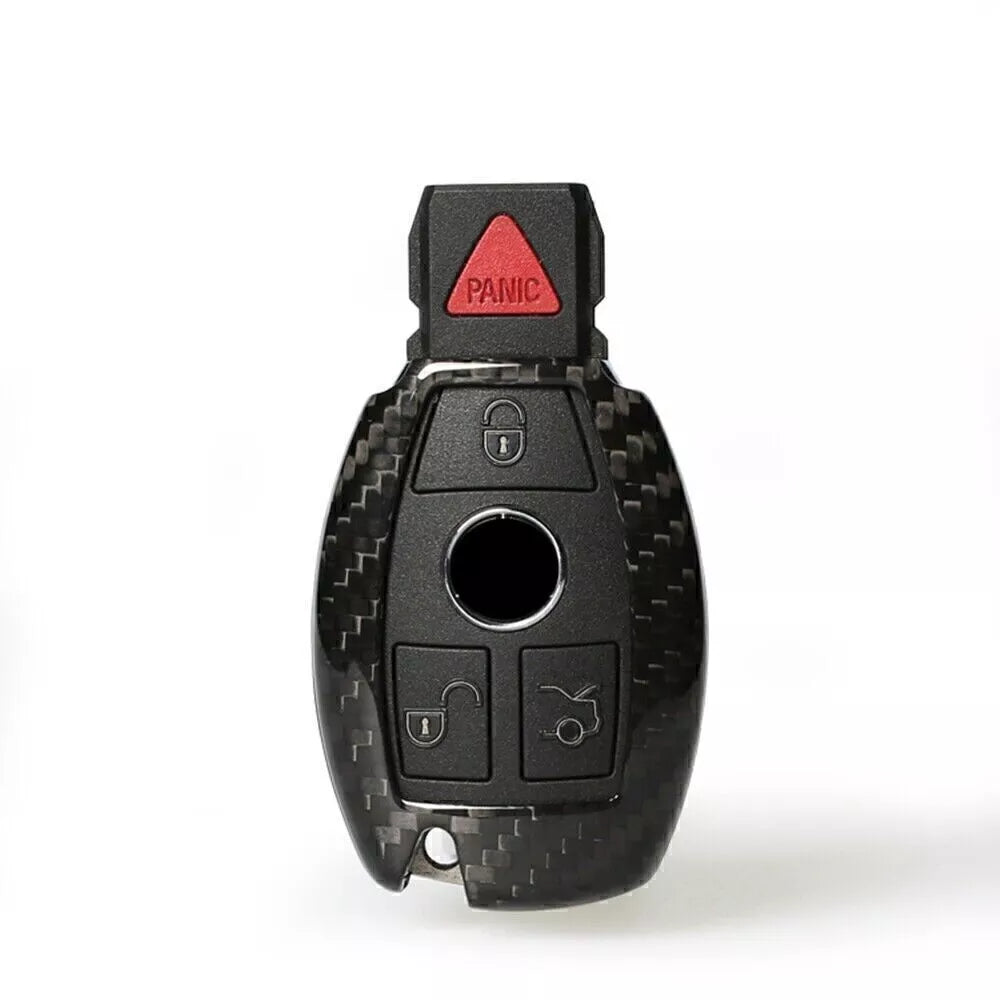 Carbon Fiber Key Case Cover for Mercedes Benz C Class