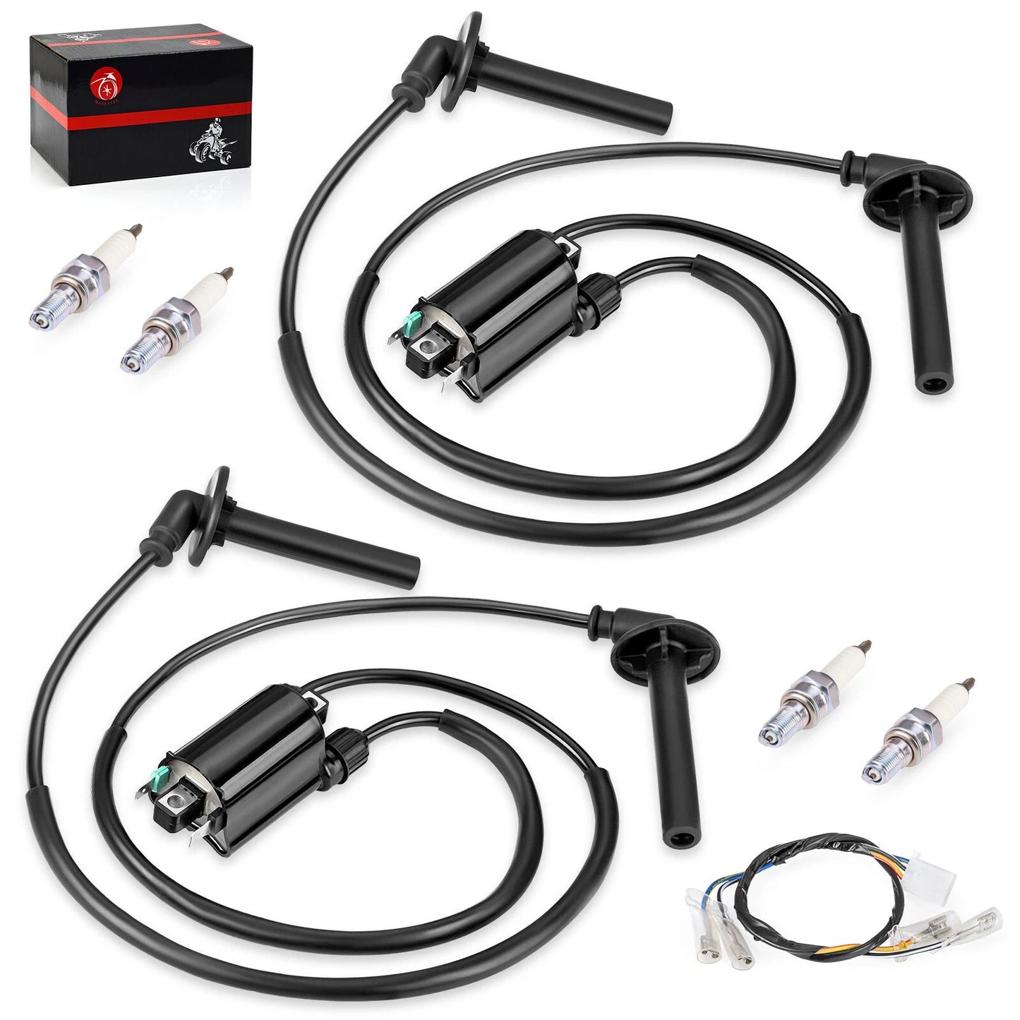 Ignition Coil w/Spark Plug Cap & Harness for Honda ST1100 (1991-2003)