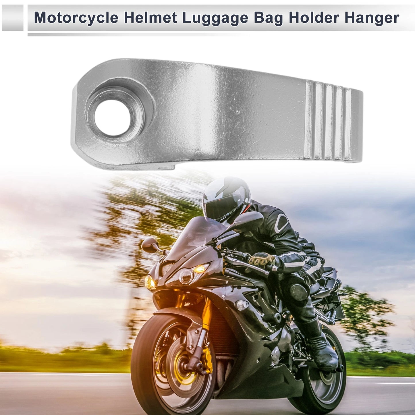 Rectangle Aluminum Alloy Motorcycle Hanging Hook Hexagon Wrench Screw Nut
