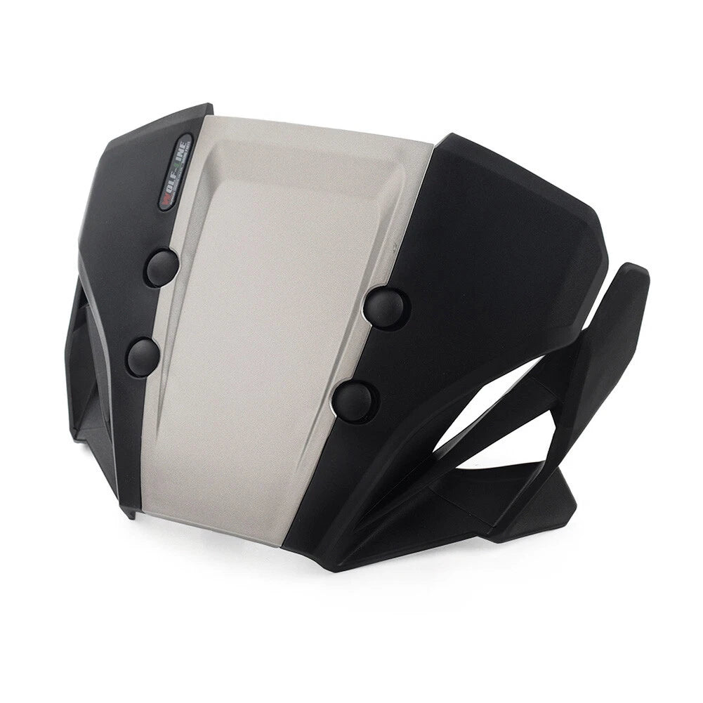 Silver Motorcycle Front Windshield Visor for Honda CB650R (2019-2023)