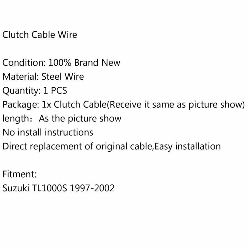 Clutch Cable for Suzuki TL1000S (1997-2002)