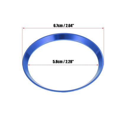 Blue Steering Wheel Ring Cover Trim for Mercedes Benz C Class C200L E300L GLA220