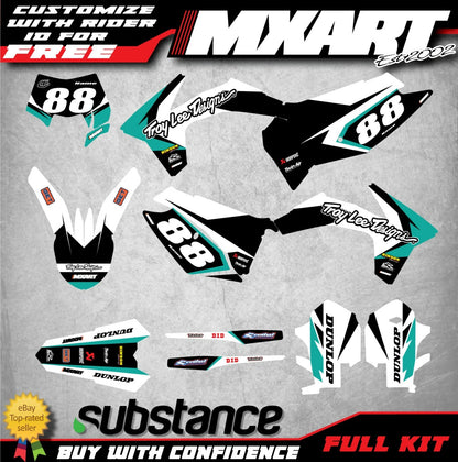 Premium Custom Graphics Kit Stickers for KTM EXC (2012-2013)