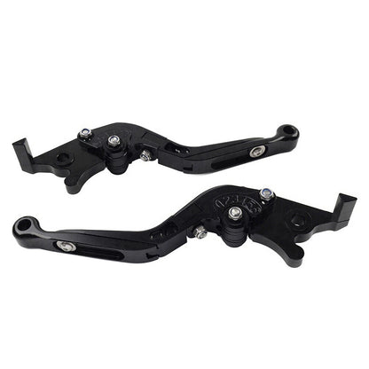 Black Extendable Brake Clutch Levers for Kawasaki Z650 Z900 Ninja (2017-2022)