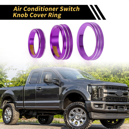 Air Conditioning Button Cover Trim for Ford F-150 XLT (2016-2019) Purple