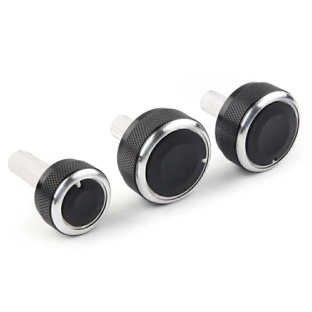 3 x A/C Control Knob Switch Panel for VW Golf MK4, Passat B5, Bora (1998-2006)