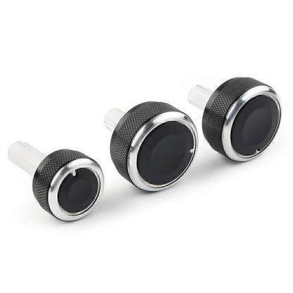 3 x A/C Control Knob Switch Panel for VW Golf MK4, Passat B5, Bora (1998-2006)
