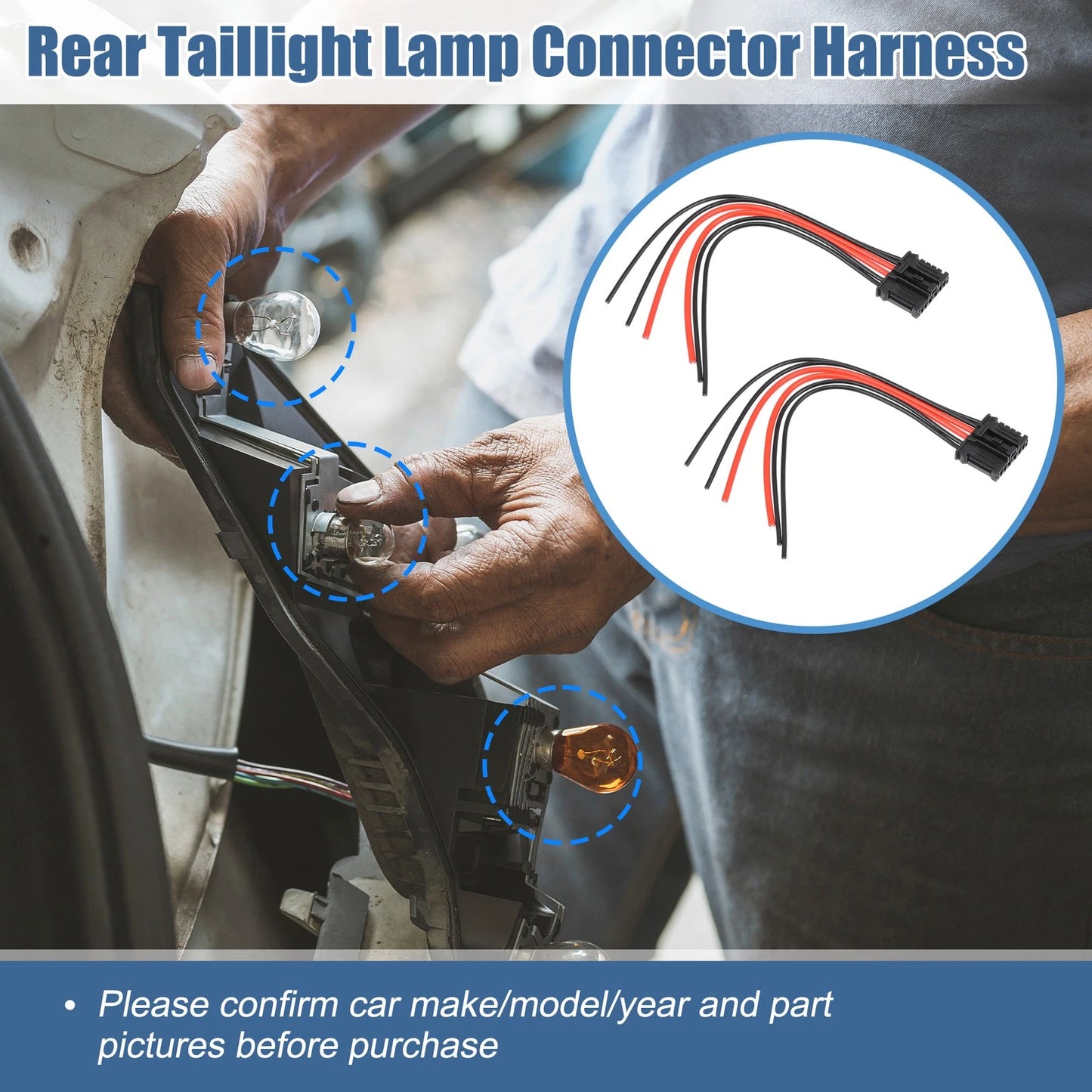 Taillight Wire Harness for Peugeot 206 207 (2000-2015)