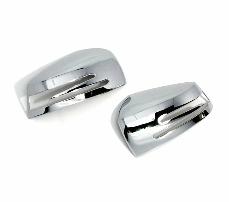 Chrome Side Door Mirror Covers for Mercedes Benz GLK-Class (2008-2012)