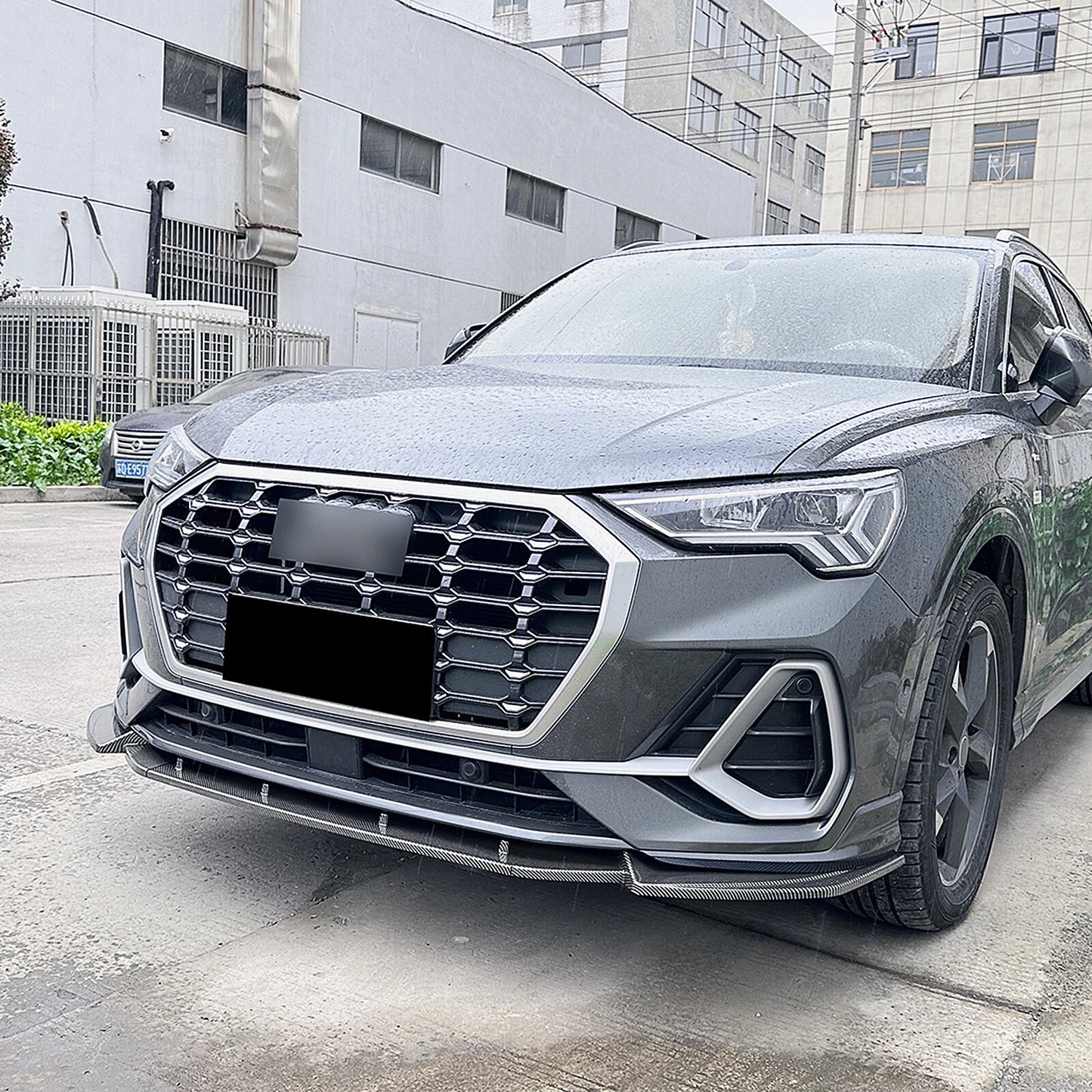 Front Spoiler Lip Splitter Kit for Audi Q3 F3 Sline (2019-2024)