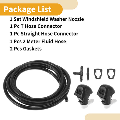 Windshield Washer Nozzle Kit for RAM 1500 (2011-2017) with Gaskets