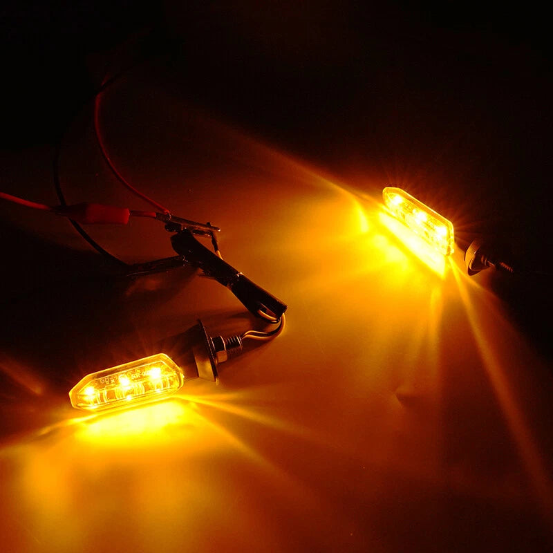 Smoked LED Motorcycle Blinker Light Indicator for Universal Models