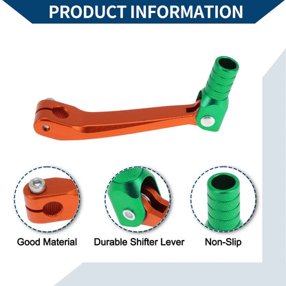 Folding Shifter Lever for Honda CRF150F (2003-2017) - Orange Green