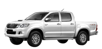 2 x Clip Lock Fuel Caps for Toyota Hilux Vigo MK6 MK7 (2005-2014)