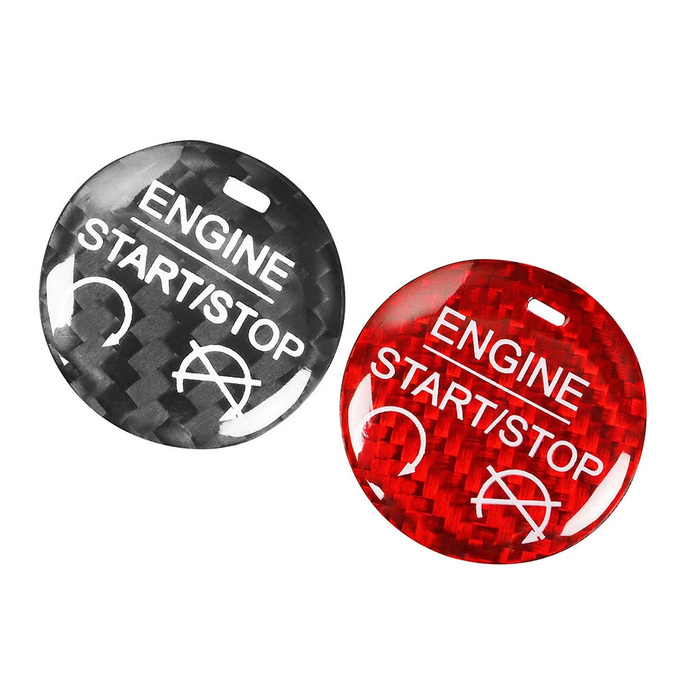 Car Engine Start Stop Button Cover Trim for Ford Mustang (2015-2022)