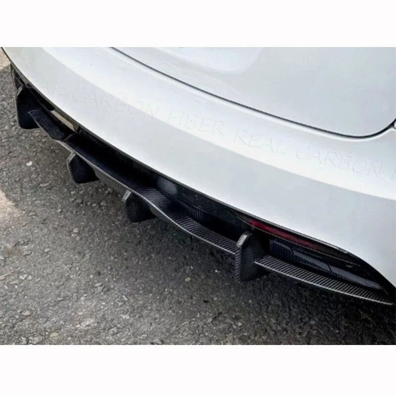 100% DRY Carbon Fiber Rear Bumper Diffuser Lip For Tesla Model S 2021-2023 2022