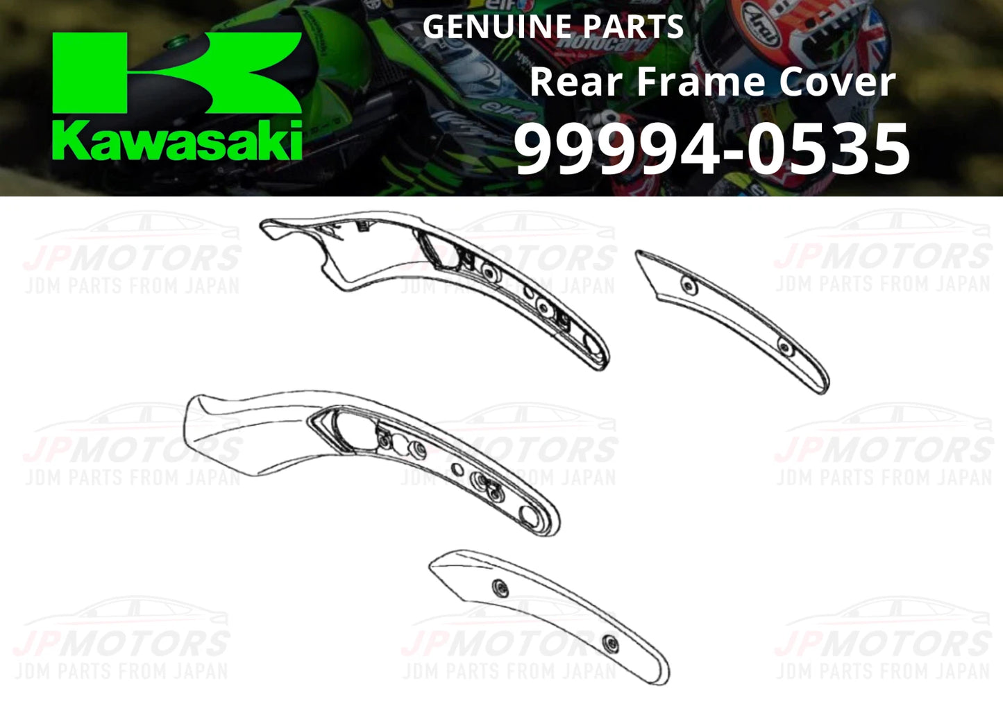 Kit / Fender Strut Cover for KAWASAKI Vulcan S EN650GKF (2015–2023)