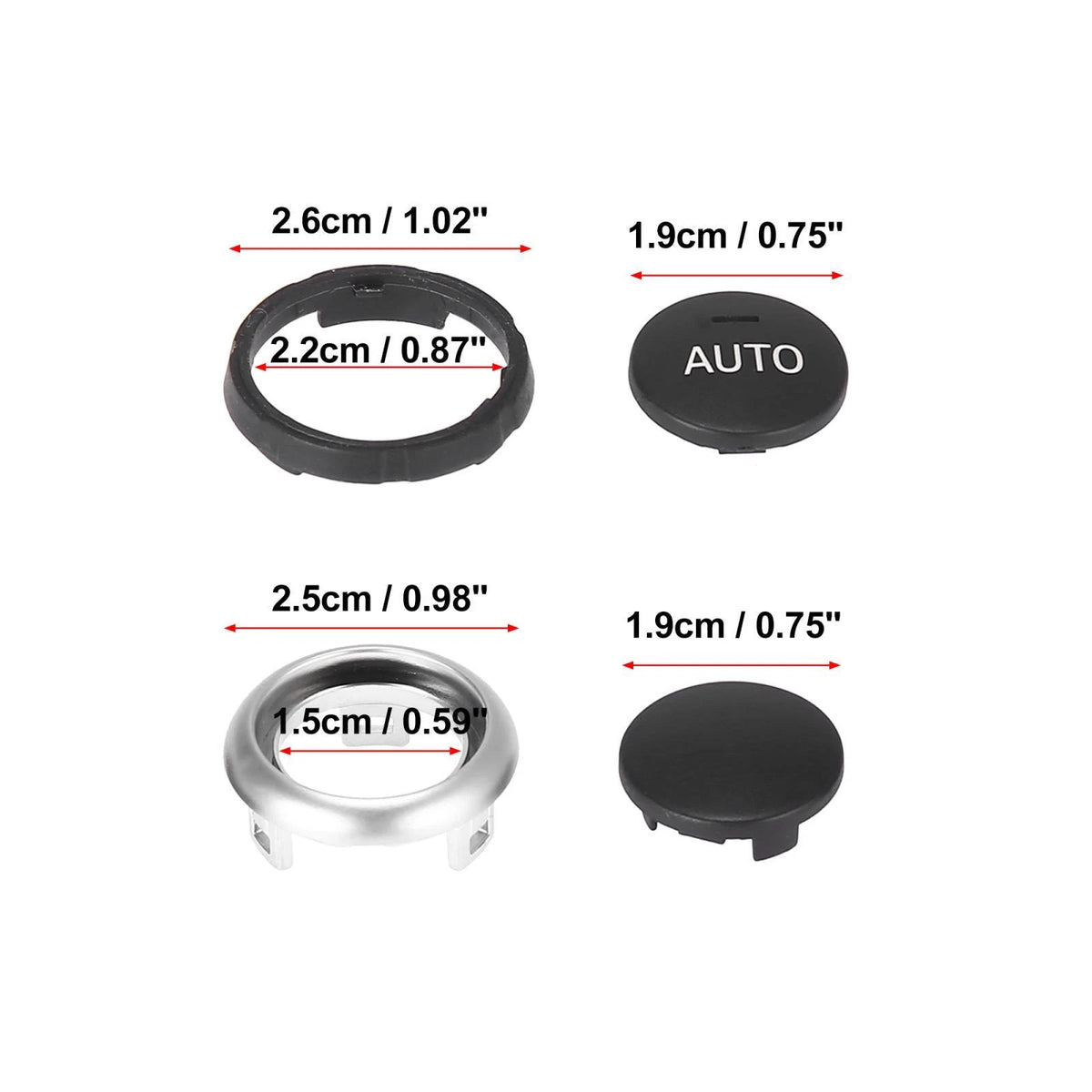 AC Knob Climate Control Switch Repair Kit for BMW 5 6 7 Series X5 X6 (2000-2023)