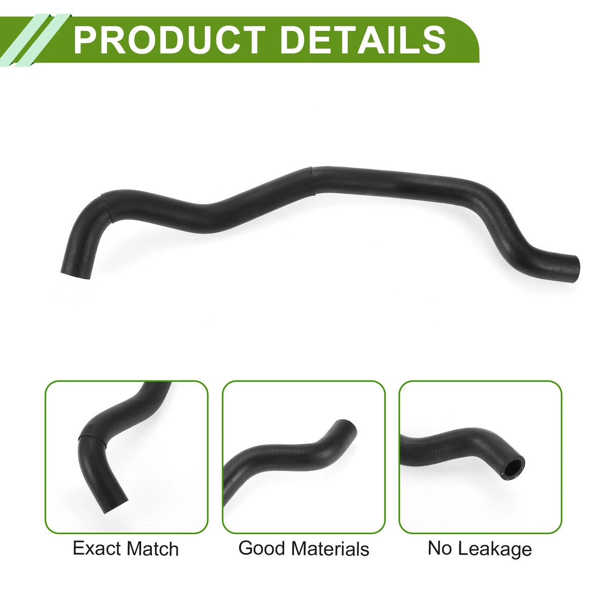 Heater Hose for Toyota Camry Solara 2.4L (2002-2006) - Durable Rubber Hose