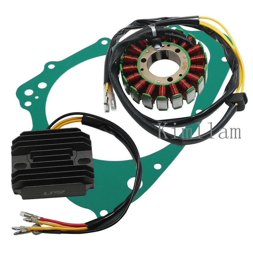 Stator Coil, Regulator Rectifier, Gasket for Suzuki GS450E, GS450L, GSX400E (1980-1983)
