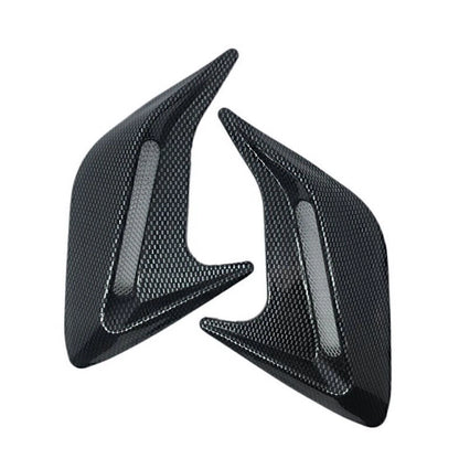 Carbon Air Flow Intake Scoop Vent Cover for Car Hood Decoration