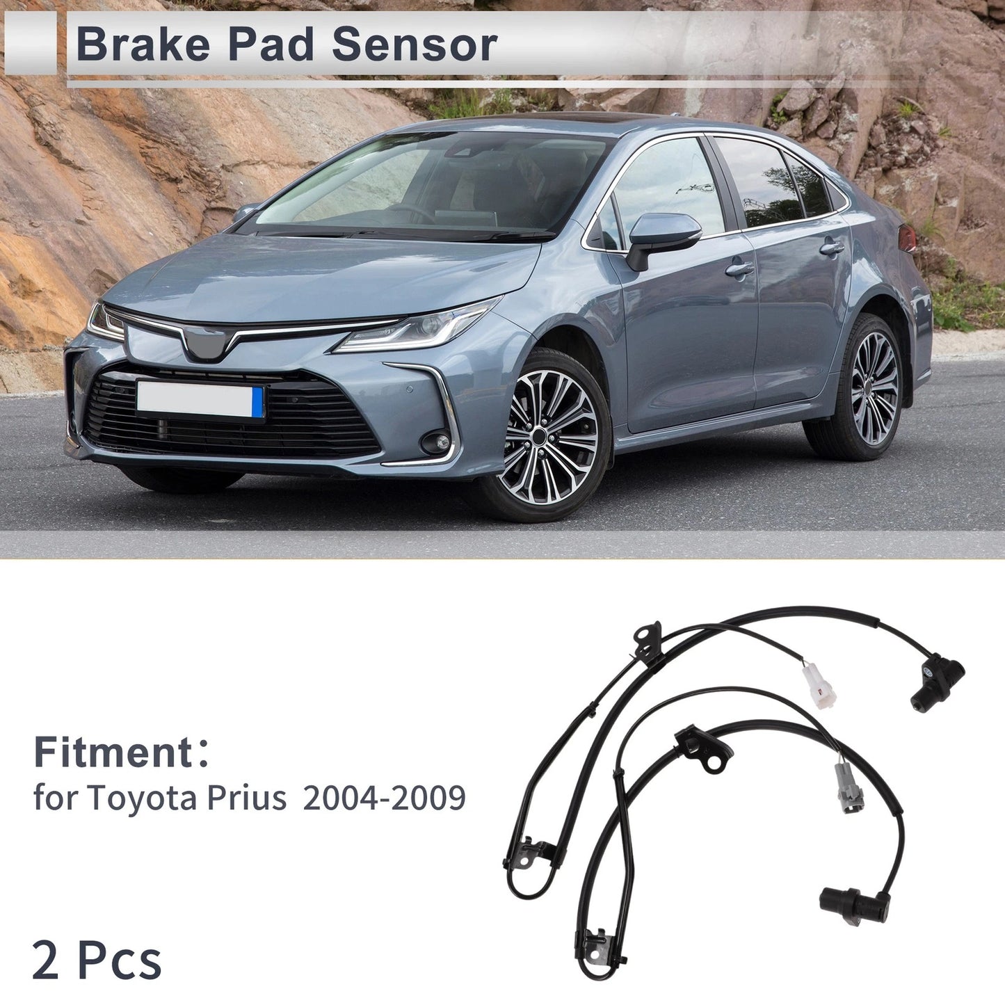 Front Wheel Brake Pad Wear Sensor Toyota Prius (2004–2009)