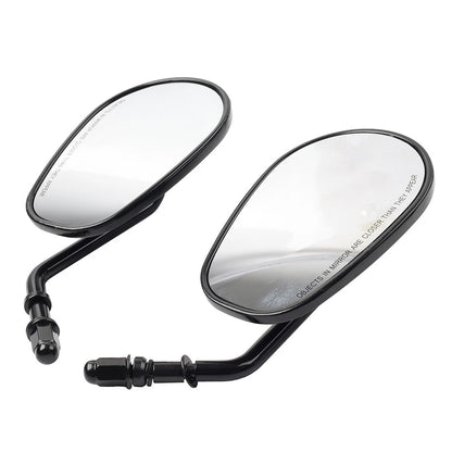 Black Rear View Side Mirrors for Harley-Davidson Sportster XL 1200 883 (2004-2023)