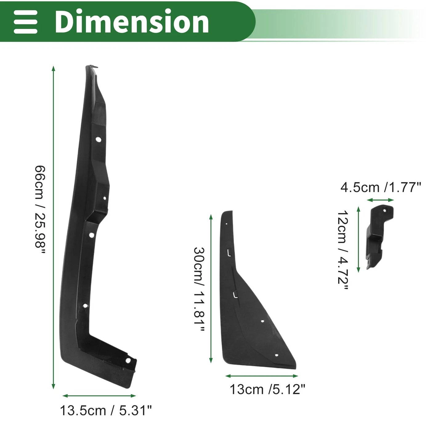 Mud Flaps Splash Guards for Chevrolet Camaro (2013-2015)