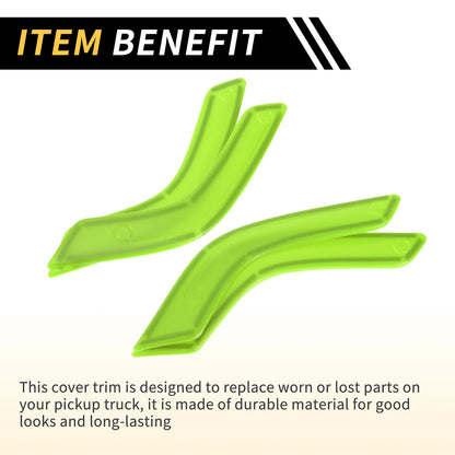 Light Green Front Rear Door Handle Bezel Cover Trims for Jeep Wrangler (2007-2018)