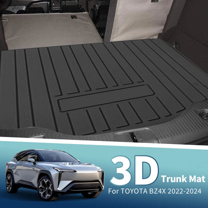 Flat Face Cargo Liner Rear Boot Mat for Toyota BZ4X (2022-2024) 1 x TPE