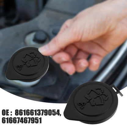 Black Windshield Washer Fluid Reservoir Cap for BMW 318i (1991-1998)