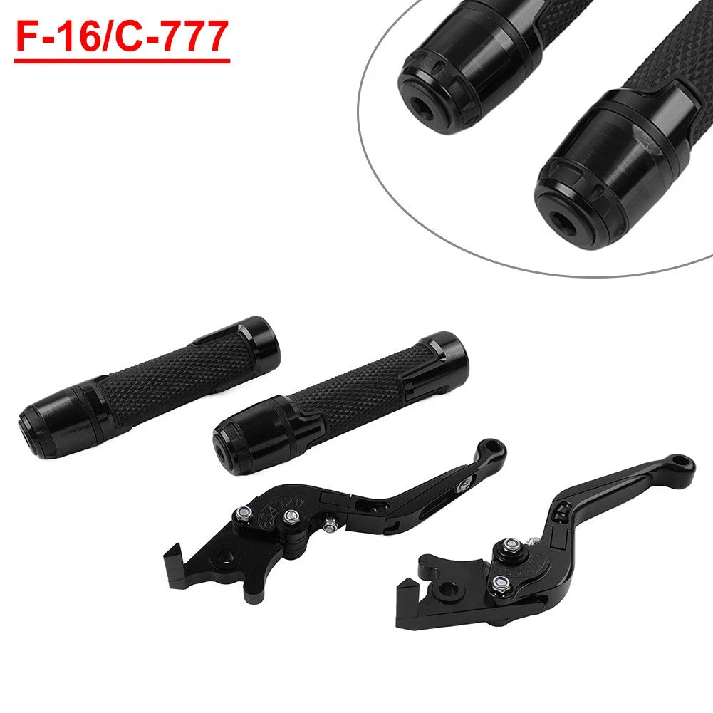 CNC Brake Clutch Lever Handlebar Grip Set for Yamaha XJR 1300 FJR 1300 (2001-2018)