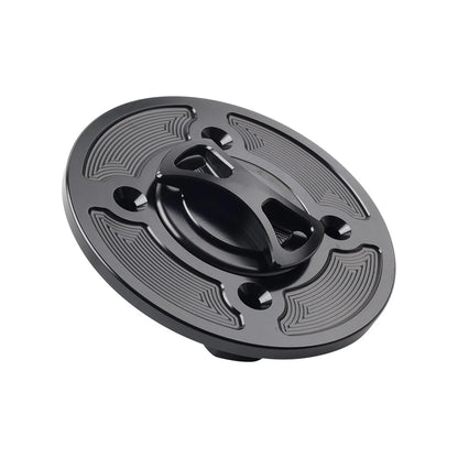 CNC Black Gas Fuel Tank Cap Cover for DUCATI Panigale V4/S/R (2018-2021)