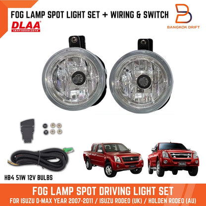 E4 Fog Lamp Spot Light for Holden Rodeo (2007-2008) HB4 51W