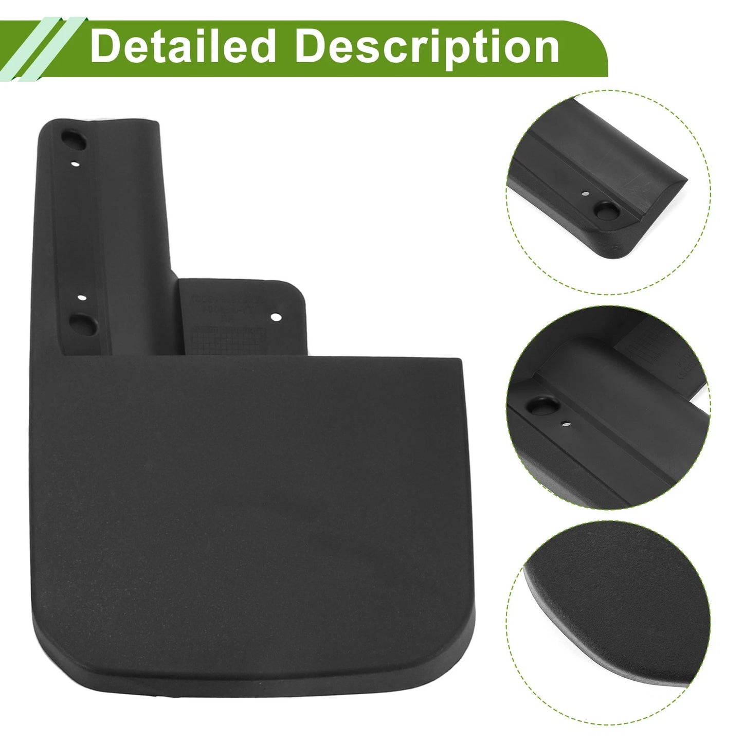 Mud Flaps Splash Guards 1 Set for Jeep Gladiator (Rubicon) (2022-2024)