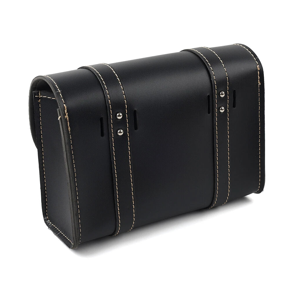 Black Motorcycle Universal Tool Bag Side Storage Saddle Bag Pouch