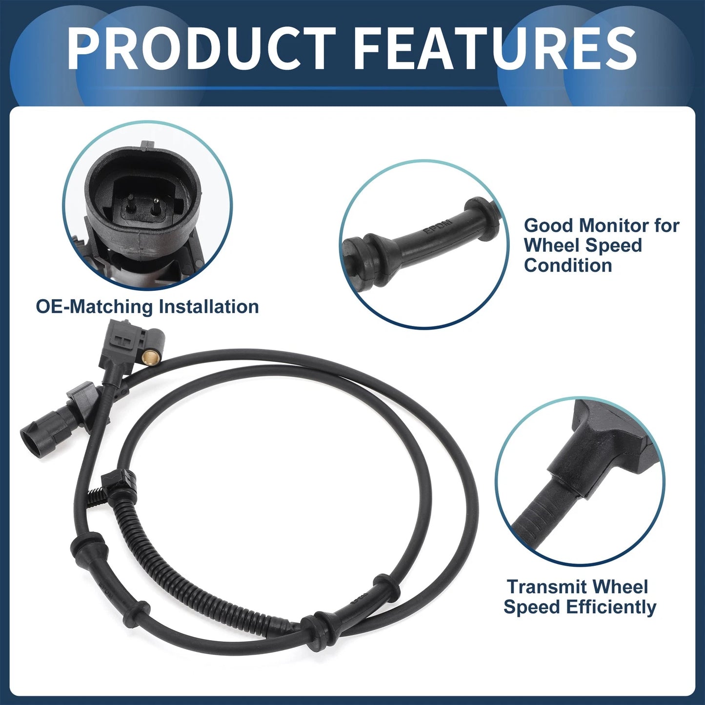ABS Wheel Speed Sensor for Jeep Grand Cherokee WJ (2000-2004)