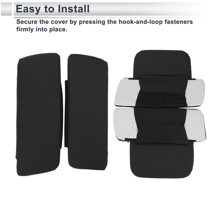 Car Center Console Cover for BMW X5 (2019-2024) - Black Storage Bag Set
