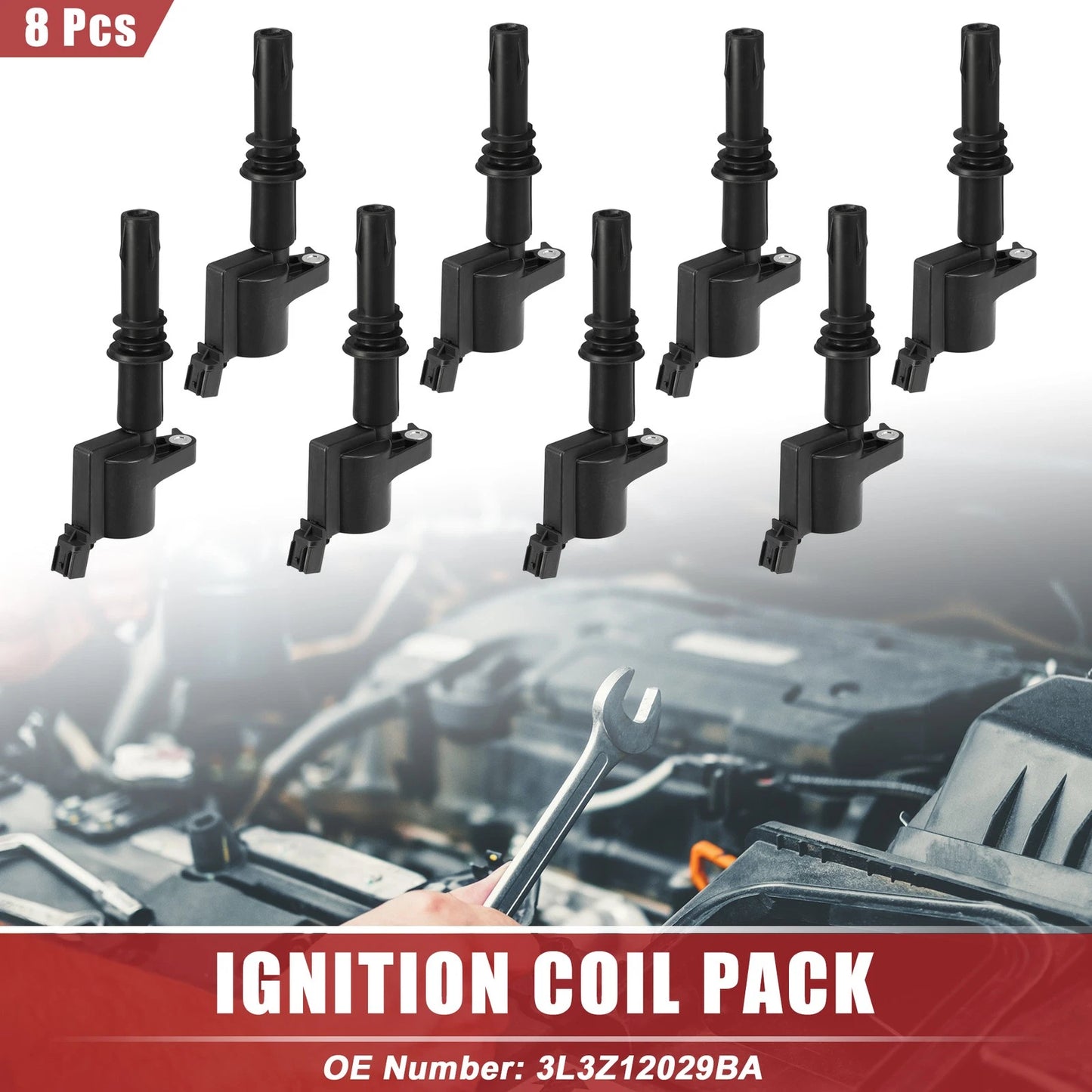 8 x Ignition Coil Pack for Ford E-150 (2005-2007)