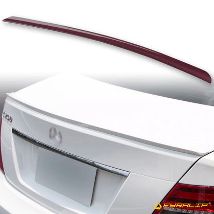 Red Boot Lip Spoiler for Mercedes-Benz W204 Sedan (2008-2013)