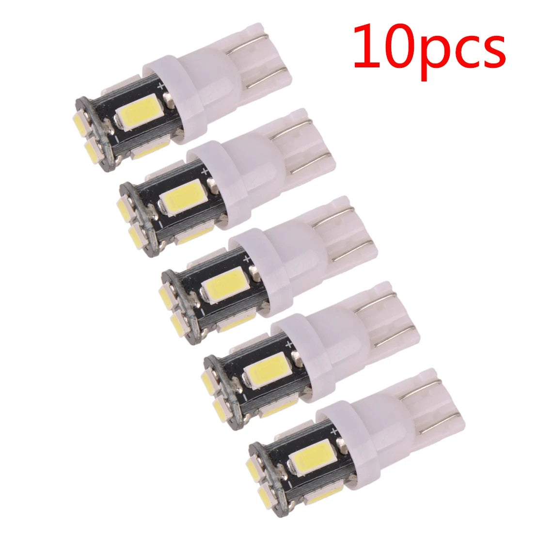 10 x 24V T10 6SMD LED Light Bulbs for Caravan Camper Trailer RV