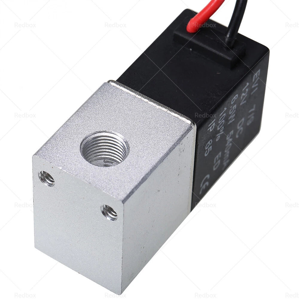 12V 2-Way Electric Solenoid Air Valve 1/4" for Various Models