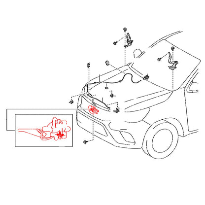 Bonnet  Latch Lock for Toyota Hilux2015-2024