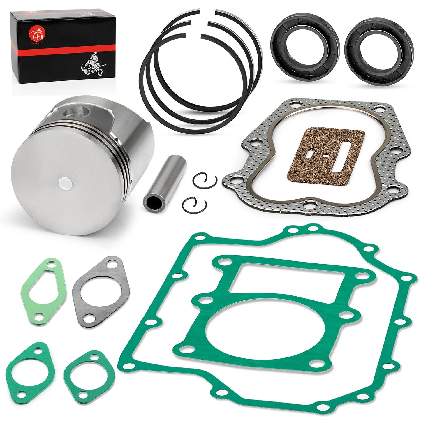Piston Gasket Kit, Standard Bore for Club Car Gas Golf Cart (1986–1991)