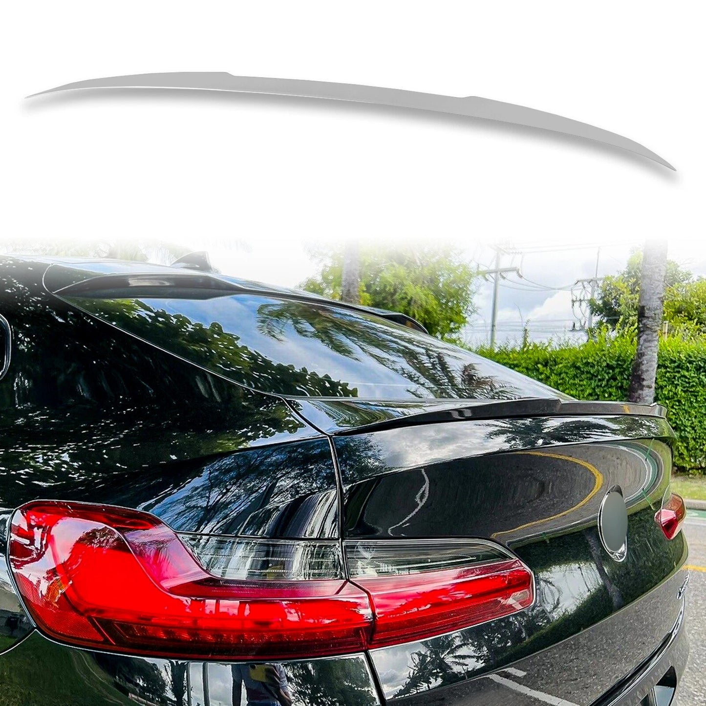 ABS Boot Spoiler for BMW X4 G02 (2018-2023) - Glacier Silver