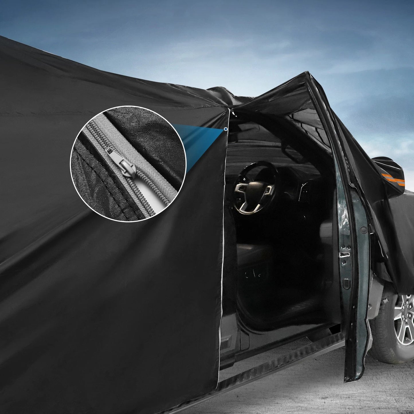 Car Cover Set for Suzuki Jimny Outdoor Waterproof Sun Rain Protection