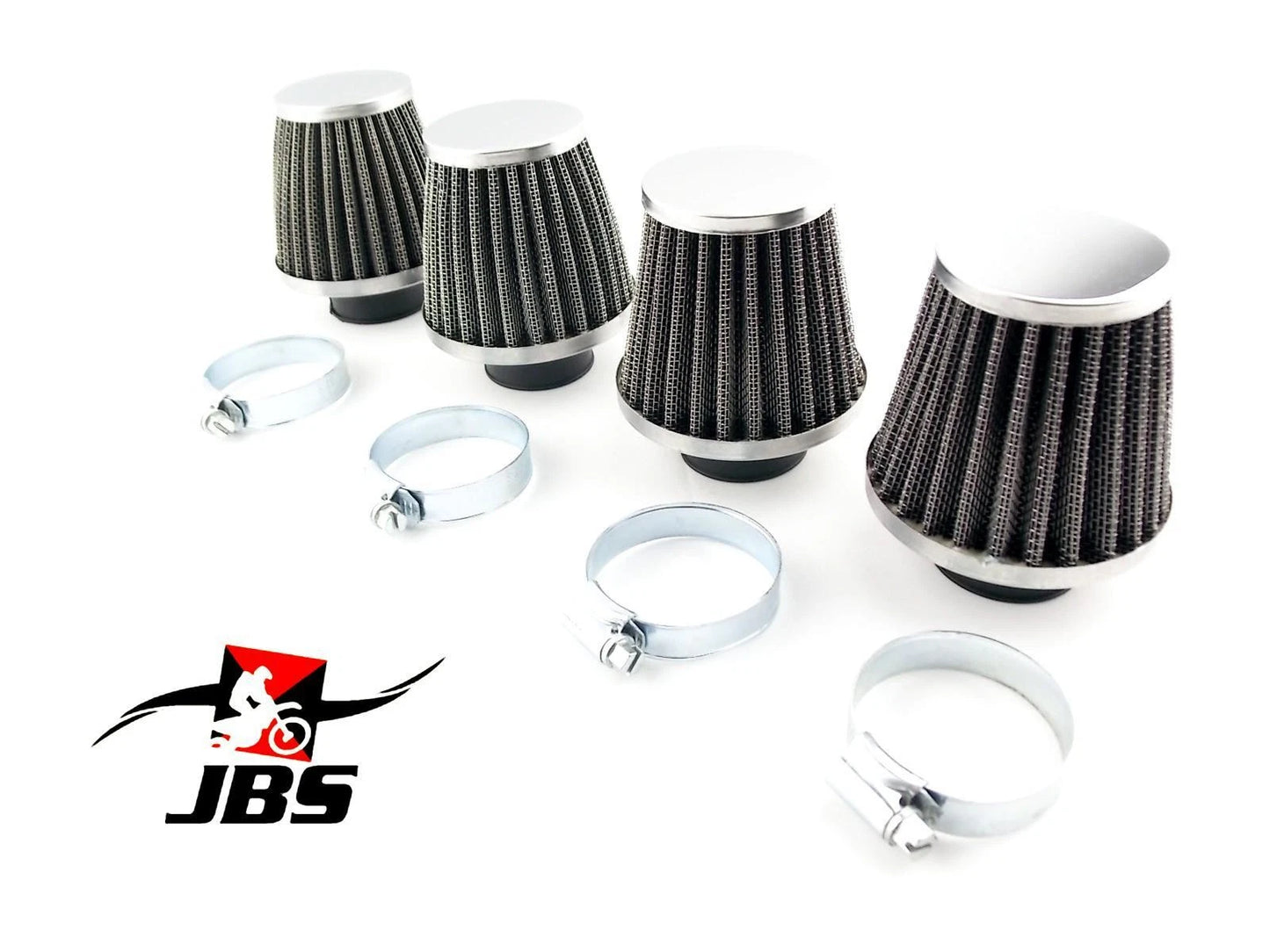 4 x 39mm Chrome Pod Air Filters for Suzuki GS550 (1977-1979)