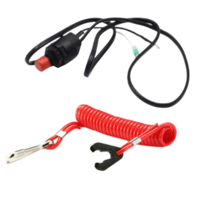 Kill Stop Switch & Safety Lanyard for Yamaha 2-Stroke Outboard 63V/689