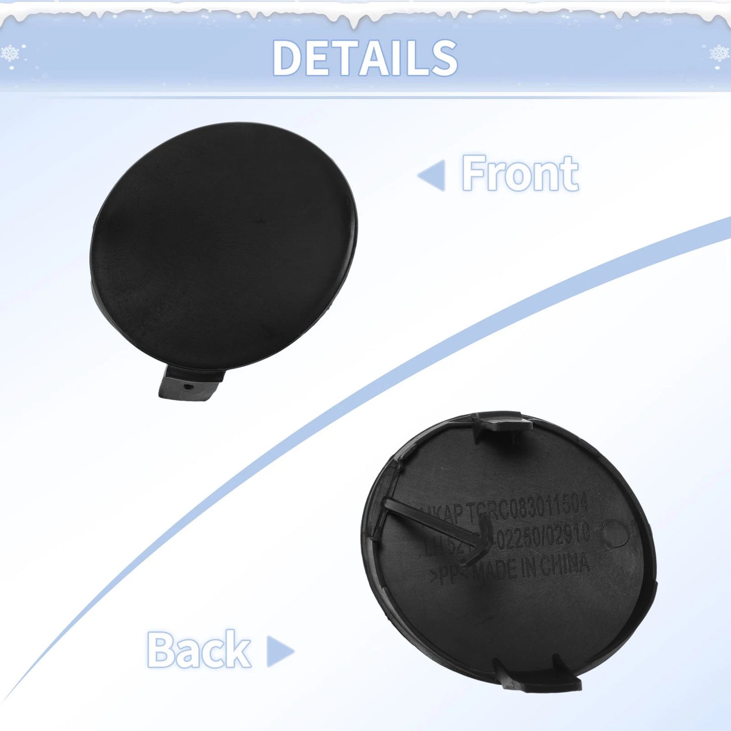 Left Front Tow Hook Cover for Toyota Highlander (2008-2010)