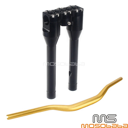 1. 1-1/2" Handlebar w/10" Riser for Harley Dyna Softail Street Bob (2018-2023)